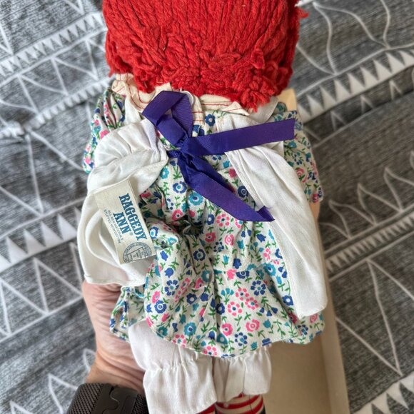 Vintage Raggedy Ann Doll in Original Box + Classic Raggedy Ann Storybook Collect - Picture 8 of 12
